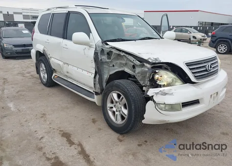 2004 Lexus Gx 470 z USA, uszkodzony, nr VIN JTJBT20X340041654
